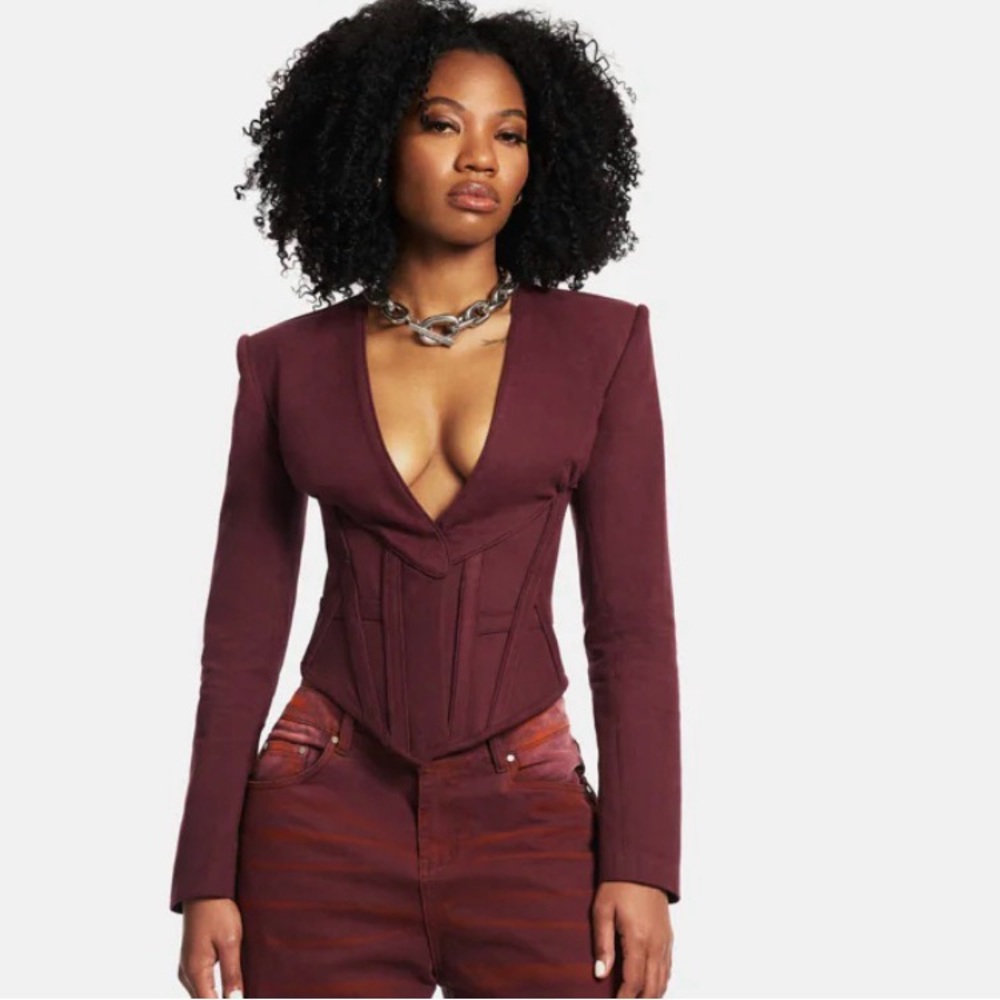 Hanifa Demi Corset Top